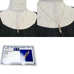 H&C ハート＆キューピッド ダイヤモンド 0.30ct ネックレス K18 