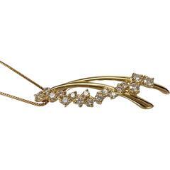 H&C ハート＆キューピッド ダイヤモンド 0.30ct ネックレス K18 