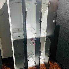 Z1206 ナイキ　スチールロッカー　ロッカー　6枚扉　鍵付き　更衣室　オフィス　ジム　送料B　リサイクルれお