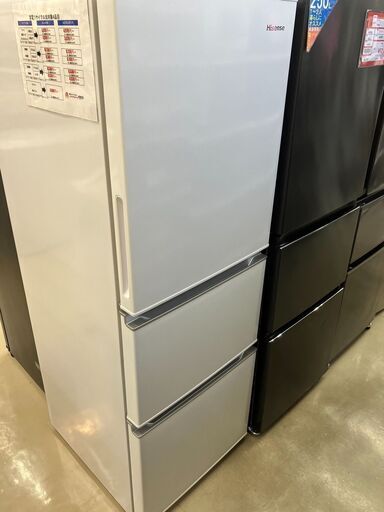 ⭐️Hisense⭐️ハイセンス　2020年式　282L冷蔵庫　HR-D2801W　1754