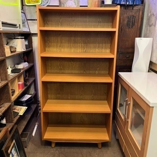 【武蔵小山店】運搬無料あり ウニコ　unico アルベロ　ALBERO ブックシェルフ Mサイズ チーク材 本棚　廃盤　検　北欧　ビンテージ　棚　ラック