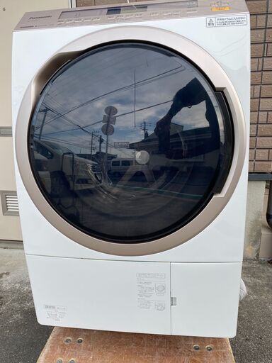 【糸島市内 送料無料】　Panasonicドラム式洗濯乾燥機 NA-VX5E6R 11kg　2019年　48138-5-015