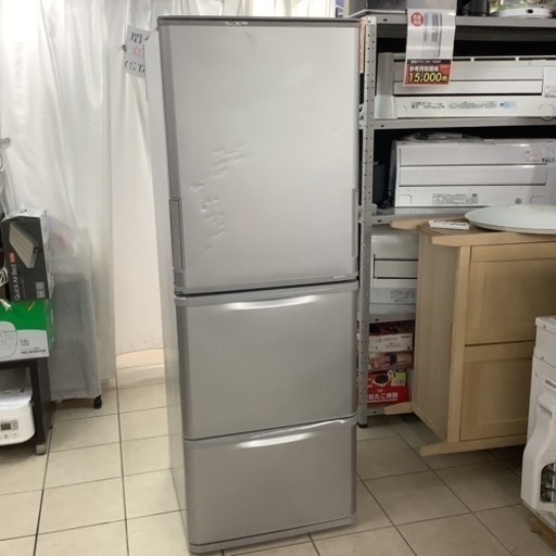 SHARPシャープ　冷蔵庫　SJ-WA354H-S  2021年製 350L