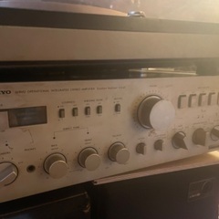 デノン dp-50f オンキョー a-820gt レコードプレーヤー&プリメイン 