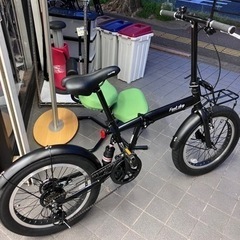 🛵美品自転車🛵20インチ6段変速折りたたみ自転車  🛵no,926
