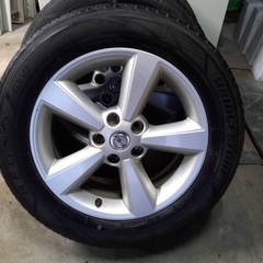 値下げしました！日産デュアリス純正スチールホイール ブリヂストン 夏タイヤ付き 4本セット