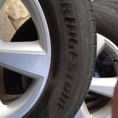 値下げしました！日産デュアリス純正スチールホイール ブリヂストン 夏タイヤ付き 4本セット