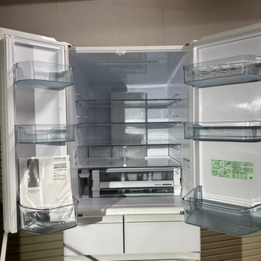 売却済】HITACHI 冷凍冷蔵庫 R-HW60J(xw) 型 602L