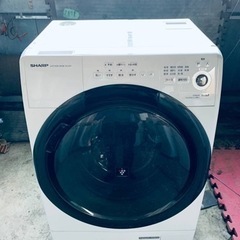 SHARP ドラム式電気洗濯乾燥機　ES-S7F-WR
