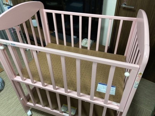 カトージ ベビーベッドミニ プチピンク KATOJI ミニベビーベッド ピンク