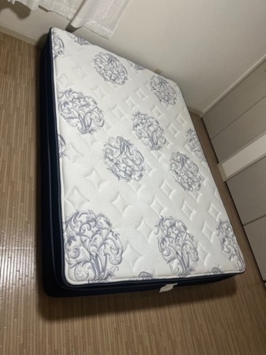 超美品　マットレス　家具 ベッド ダブルベッド