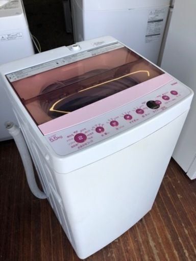 福岡市内配送設置無料　2021年式　5.5kg Haier ハイアール JW-C55FK