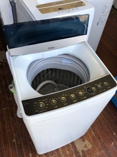 福岡市内配送設置無料　ハイアール 5.5kg 全自動洗濯機　ホワイトHaier JW-C55A