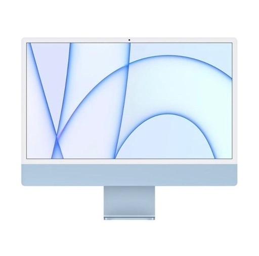 2021 Apple iMac (24インチPro, 8コアCPUと8コアGPUを搭載したApple M1チップ, 8GB RAM, 256GB) - ブルー
