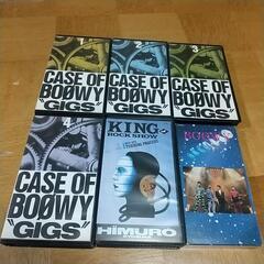 BOOWY  VHSテープ6本セット