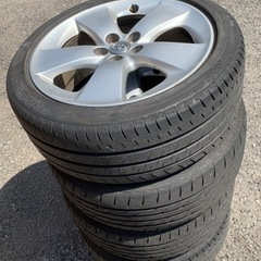 215/45/R17 タイヤ4本ホイール付き　 溝残りは5.5mm
