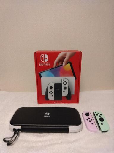 こちらの商品は終了いたしました。ありがとうございました。ニンテンドースイッチ　有機ELモデル　ホワイト　本体一式　おまけ付き　任天堂スイッチ　Nintendo Switch