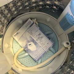 福岡市内配送設置無料　東芝 全自動洗濯機 5kg ステンレス槽 グランホワイト AW-5G5(W) AW-5G5(W)