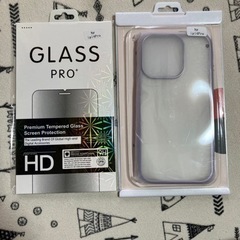 🥀iPhone 14pro スマホケースと強化ガラスフィルムです‼️