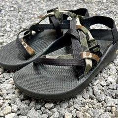 CHACO サンダル　カモ柄　　Vibramソール　約28㎝