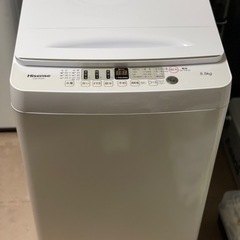 送料・設置込み可　洗濯機　5.5kg  Hisense 2022年製