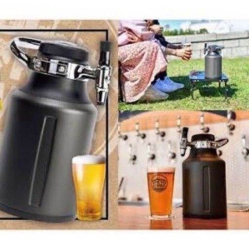 GrowlerWerks UKEG GO 64 アウトドアビアサーバー BBQ