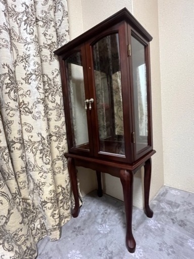 猫脚 飾り棚 チェスト 猫脚 飾り棚 アンティーク 木製 作業台 収納