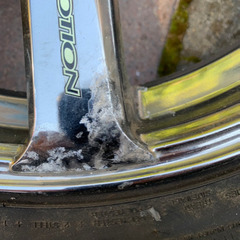 タイヤの画像載せましたWORK 18インチ　アルミホイール