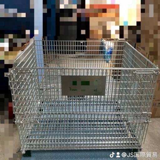 網カゴメッシュパレット平台車中古美品 レンタルメッシュパレット台車 