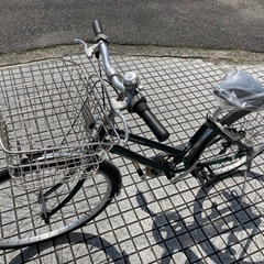 【26インチ自転車】ブリヂストン製　6段変速付　BAA認定車❗️前タイヤ、チェーン、前カゴ、サドル新品❗️リヤタフタイヤ使用　若林自転車　膳所店　SALE中❗️