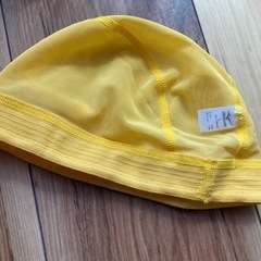 美品　水泳帽　黄色　