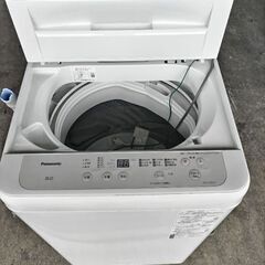 激安中古洗濯機　2021年製パナソニック5k 配達設置リサイクル回収無料　