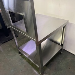 コンロ台バックカード付き 600x600x620(+375)