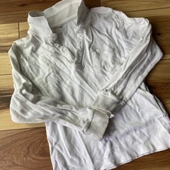 120cm 白ポロシャツ