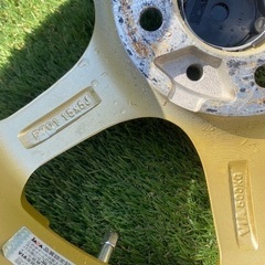 お話中です　ホイール　夏タイヤ付き　5J×15 4H PCD100 軽自動車