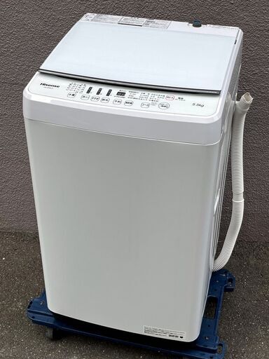 ㊱ M2【税込み】ハイセンス 5.5kg 全自動洗濯機 HW-G55B-W 2020年製【PayPay使えます】