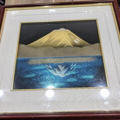 冨田立山 漆芸作品　額入り