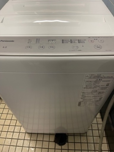 2023年　パナソニック　洗濯機　6kg  極美品