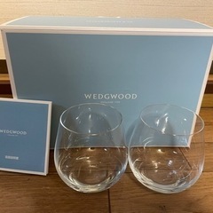 ウェッジウッド クリスタル ペアグラス wedgwood 箱付 ...