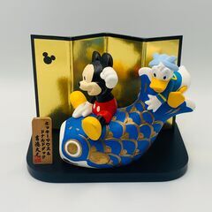 ミッキーマウス＆ドナルドダック 五月人形 置物 ディズニー