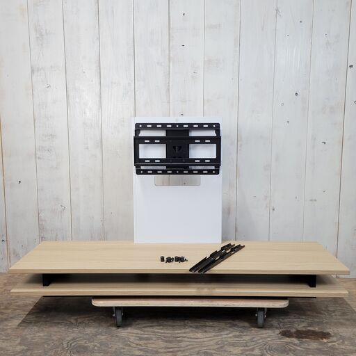 東芝 レグザ 純正 テレビ台 ローボード オーク材 壁寄せ RWB-S150A-O W1500×D390×H885mm 24d菊HG