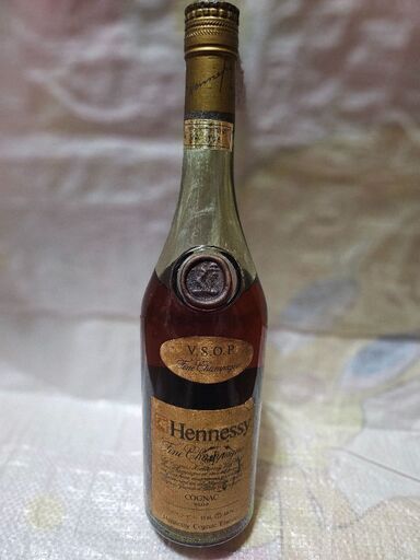 お酒⭐ブランデー【未開栓】 HENNESY ヘネシー VSOP スリム グリーンボトル コニャック COGNAC⭐ヴィンテージ インテリア