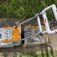 RYOBI　電動芝刈り機と屋外用延長コード