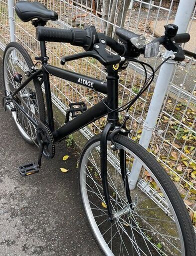 ALTAGE-クロスバイク-黒 楽天市場】＼楽天ランキング1位獲得／【LED