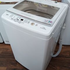 AQUA　ガラストップ 洗濯機　6kg　AQW-GV70H 　2...