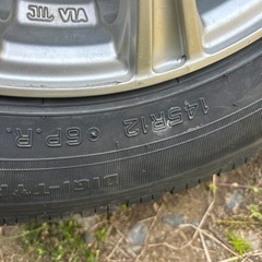 完売御礼‼️新品タイヤ装着‼️145/12/6prアルミホイール付き‼️