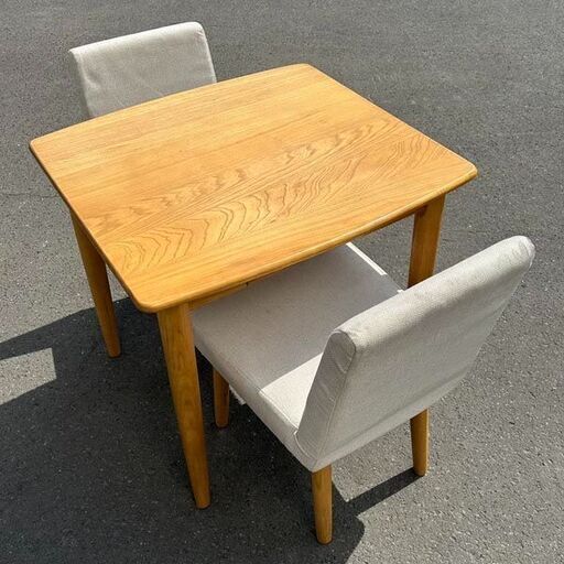 ダイニングセット 4人掛け 木目 イス4脚 幅118cm 札幌 西野店 ダイニングセット 4人掛け 木目 イス4脚 幅118cm 札幌 西野店