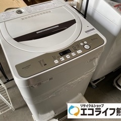 2019年製　シャープ　ES-GE6D 全自動洗濯機　6kg