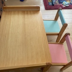 家具 テーブル  子供椅子