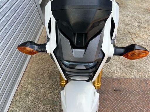 ホンダ グロム/GROM JC75 白 社外マフラー・イモビアラーム・リア